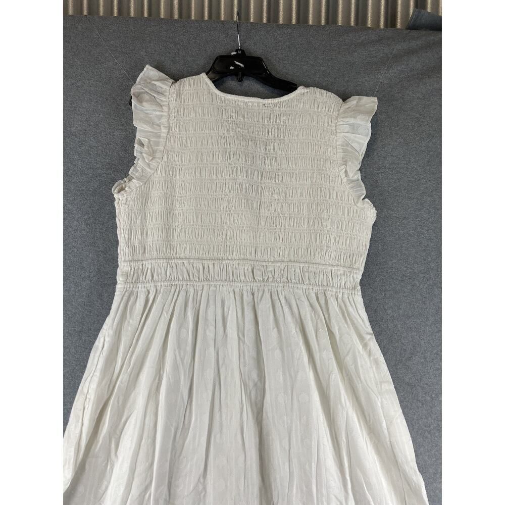 Anthropologie The Peregrine Midi Dress Size XL White - Picture 9 of 12